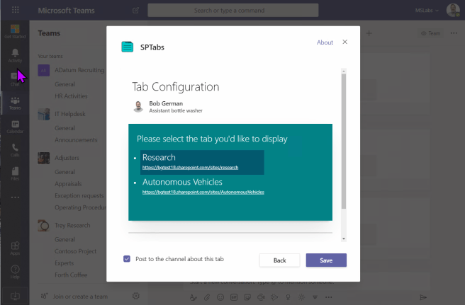 SPTabAppStudioTeamsTab006